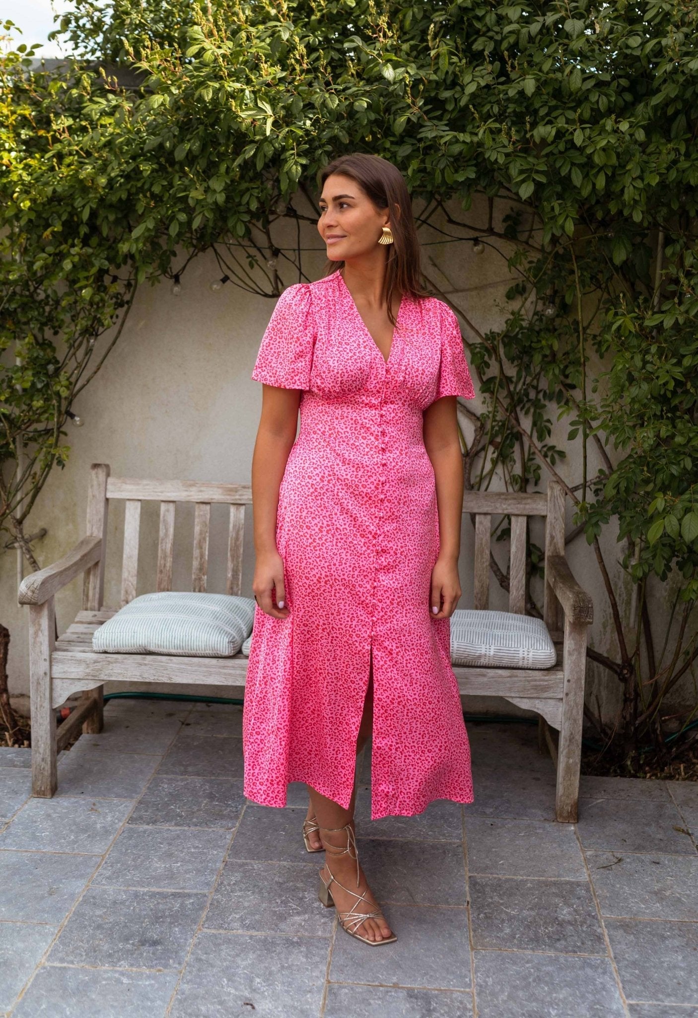 Rosanna™ | Abito Midi Leopardo