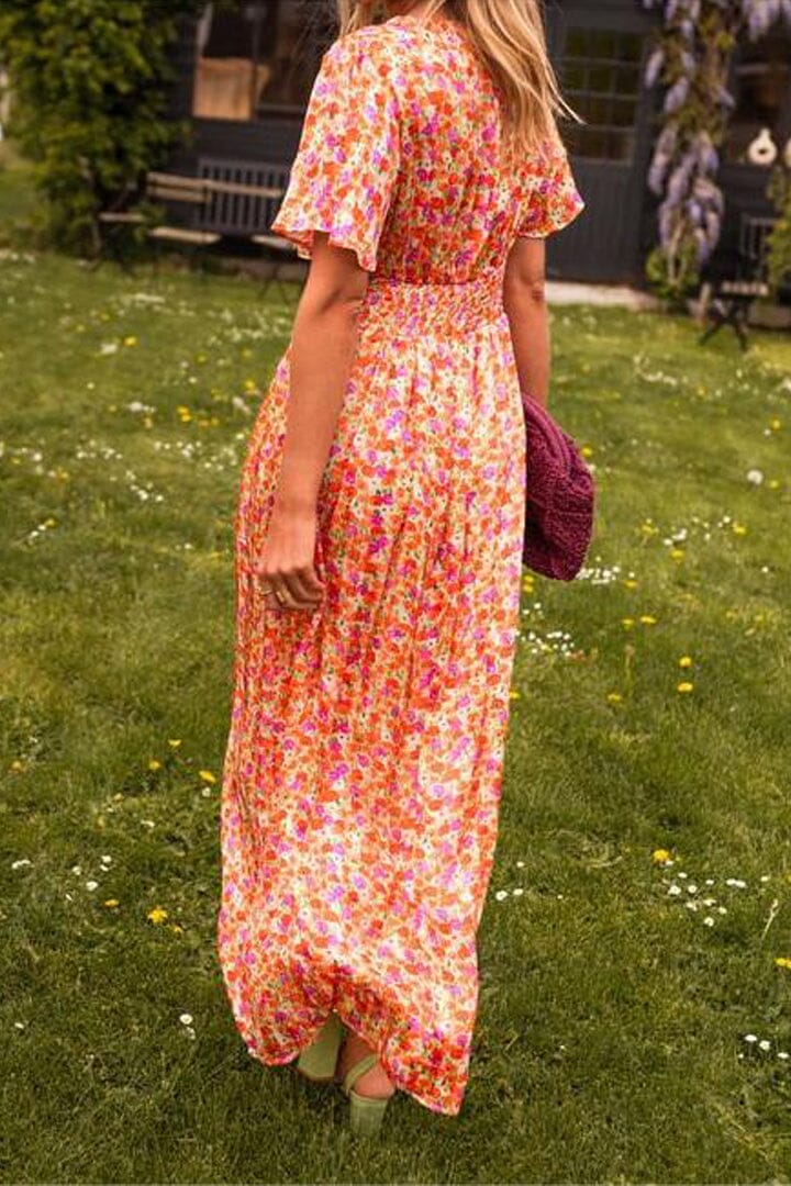 Sandra™ | Elegante Maxi Abito con Scollo a V