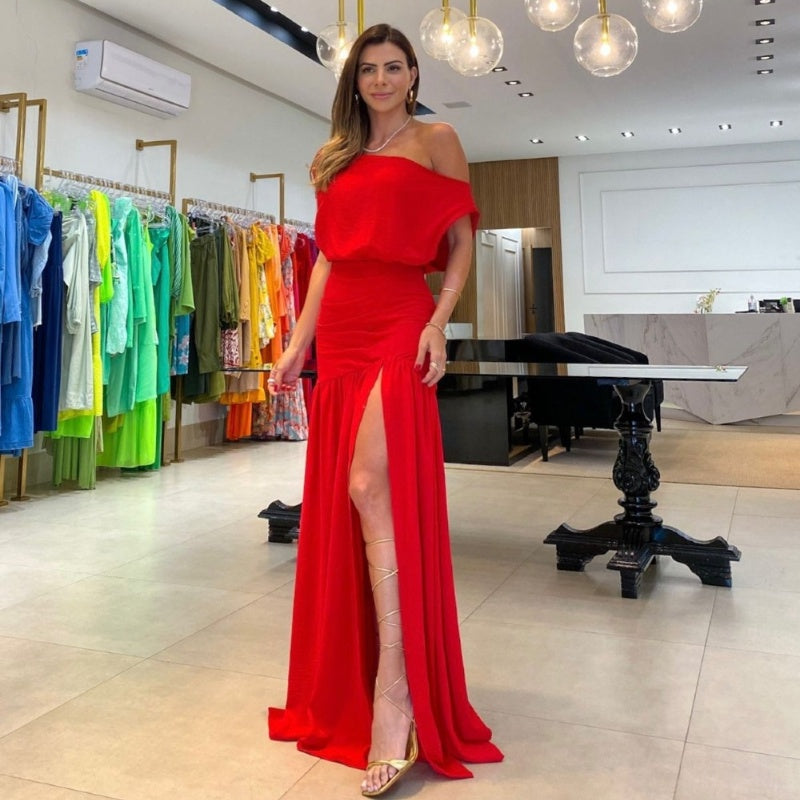 Kornelia – Maxijurk con spacco