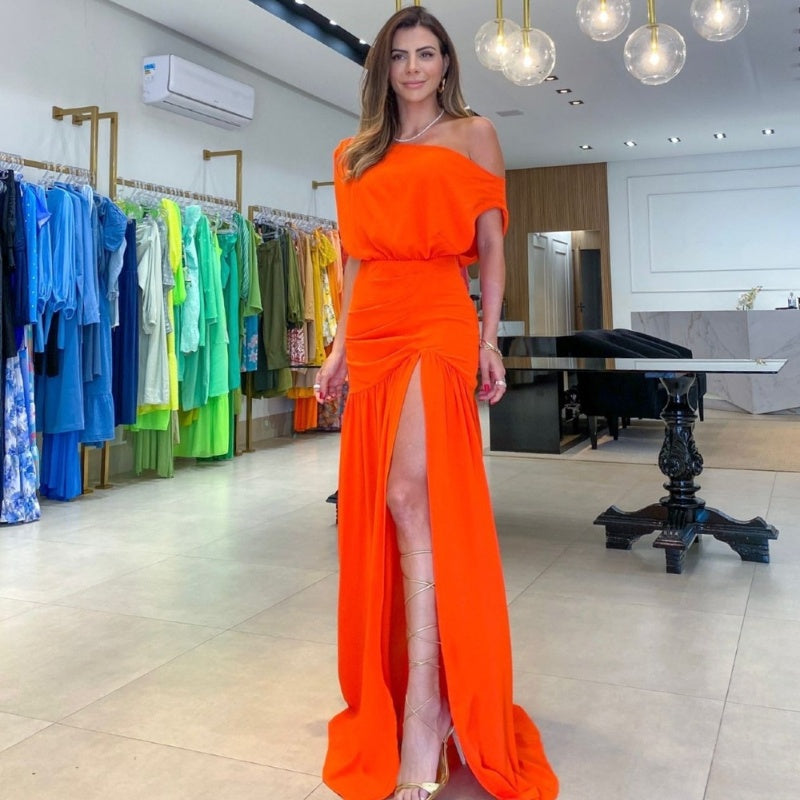 Kornelia – Maxijurk con spacco