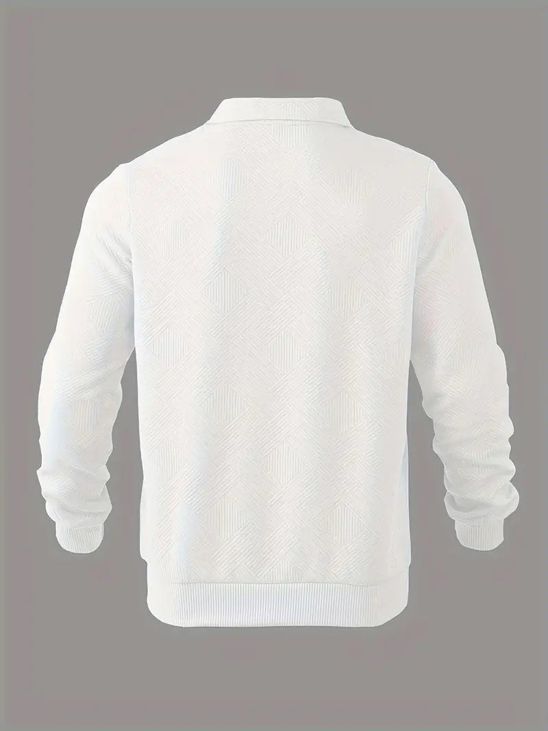 James™ - Maglione Vintage Design Geometrico con Zip
