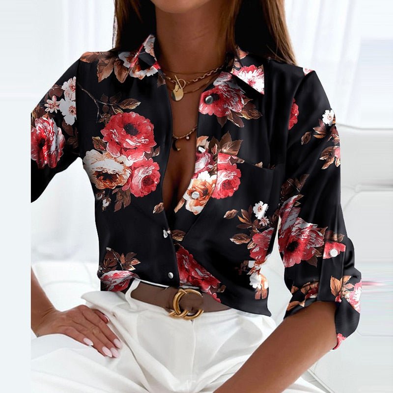 Linda™ | Blusa con Colletto alla Francese