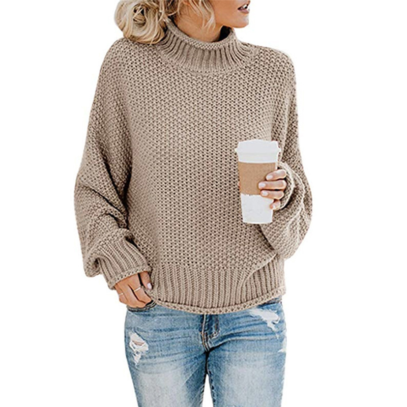Noel - Maglione con Collo Alto Confortevole