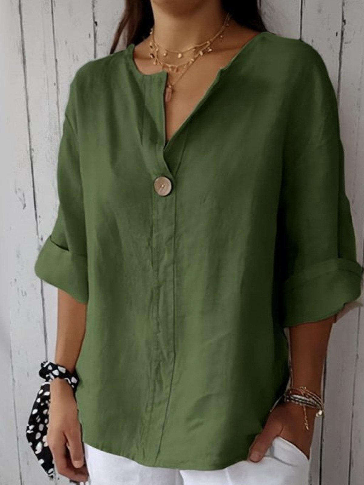 JESSA™ | Blusa Casual con Scollo a V