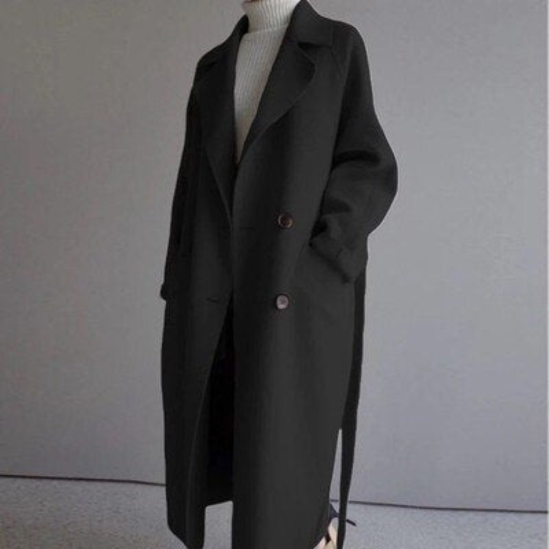 Clara Cappotto Trench in Lana