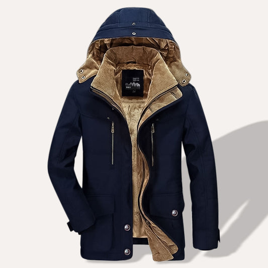 Parka Invernale Termico da Uomo con Diverse Tasche