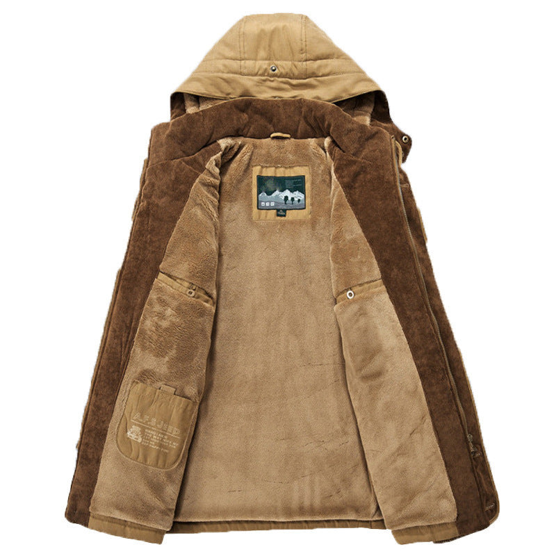 Parka Invernale Termico da Uomo con Diverse Tasche
