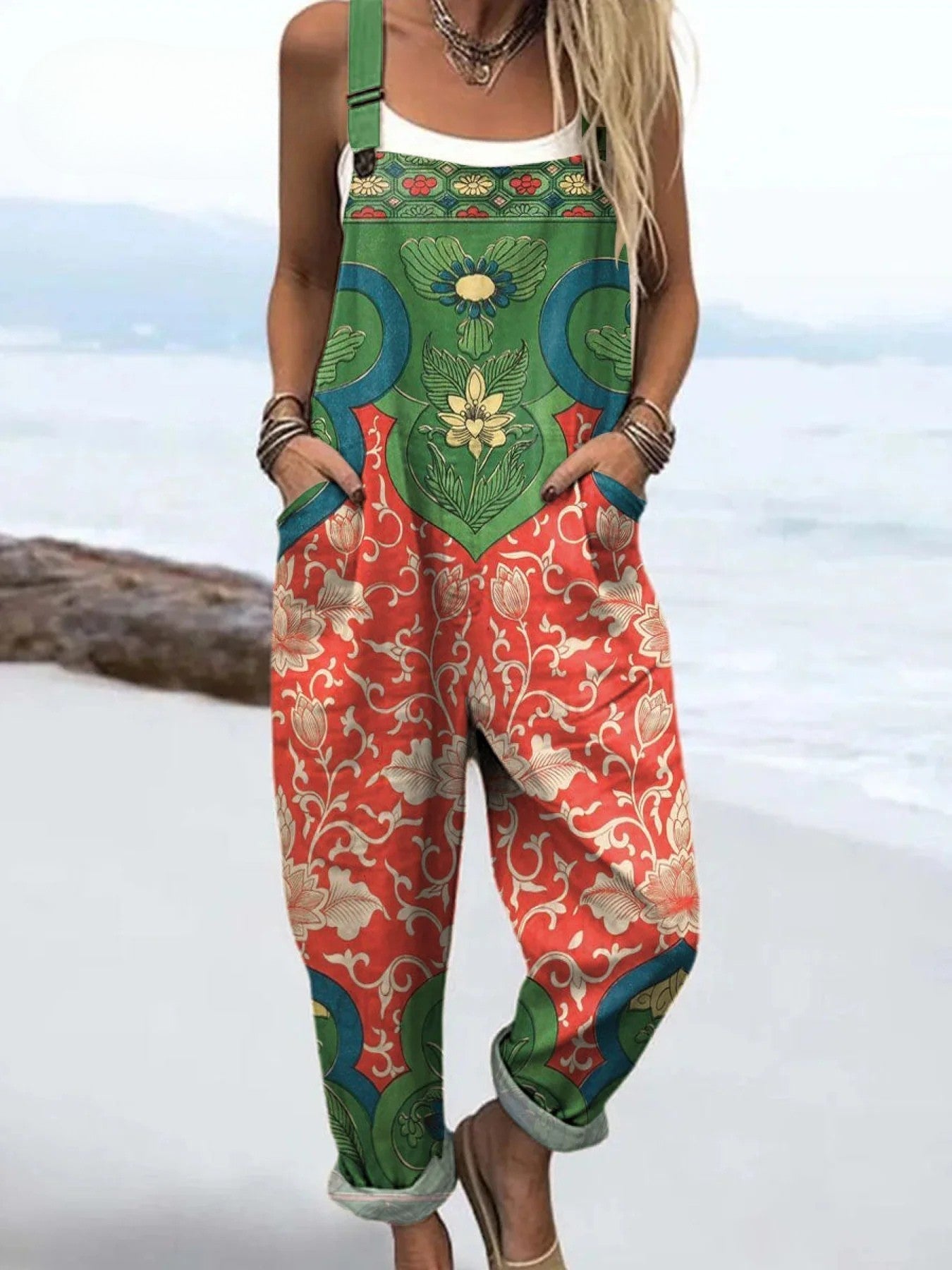 Sanne™ | Tuta Boho Giardino in Fiore