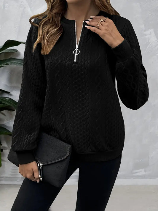 Zoe™ - Maglione Elegante con Zip per Comfort e Stile