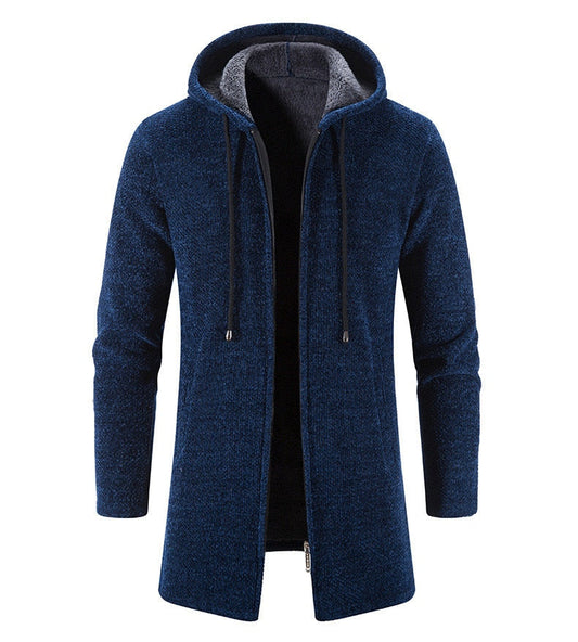 Cappotto con Cappuccio da Uomo