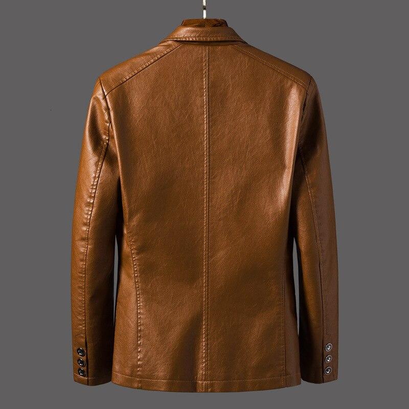 Blazer in pelle per uomini