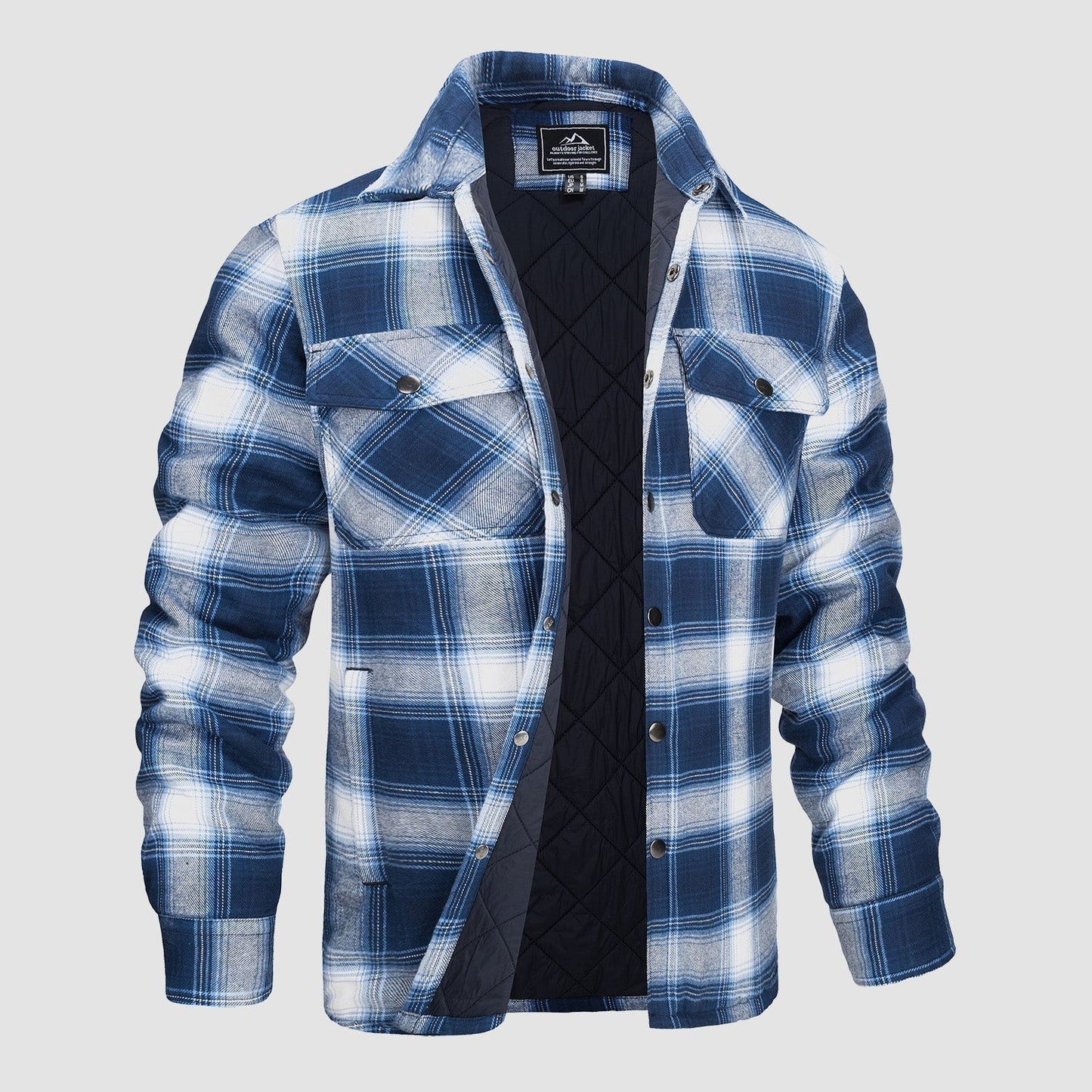 Design Versatile Giacca Bomber a Quadri