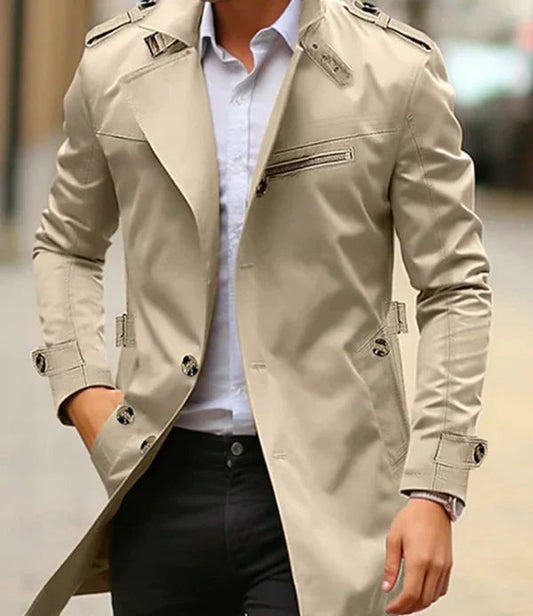 Trench elegante per uomini