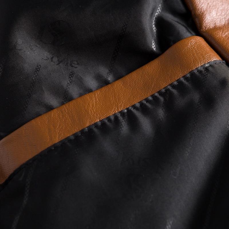 Blazer in pelle per uomini