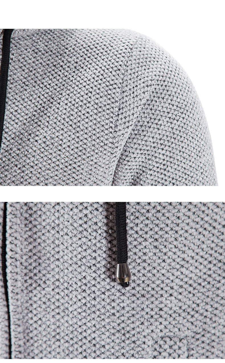 Cappotto con Cappuccio da Uomo