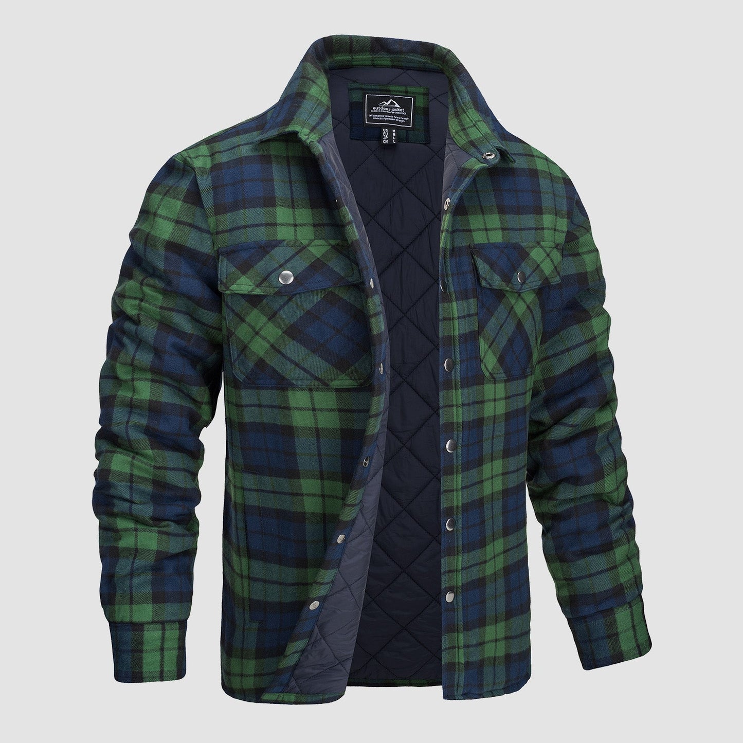 Design Versatile Giacca Bomber a Quadri