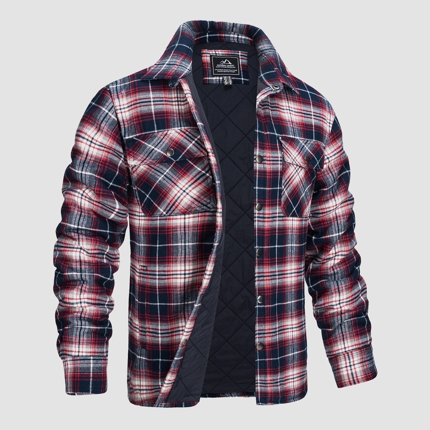 Design Versatile Giacca Bomber a Quadri