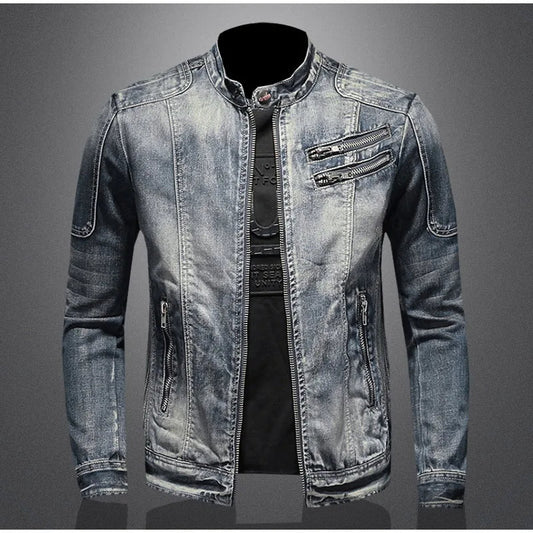Giacca in Denim Casual Invernale