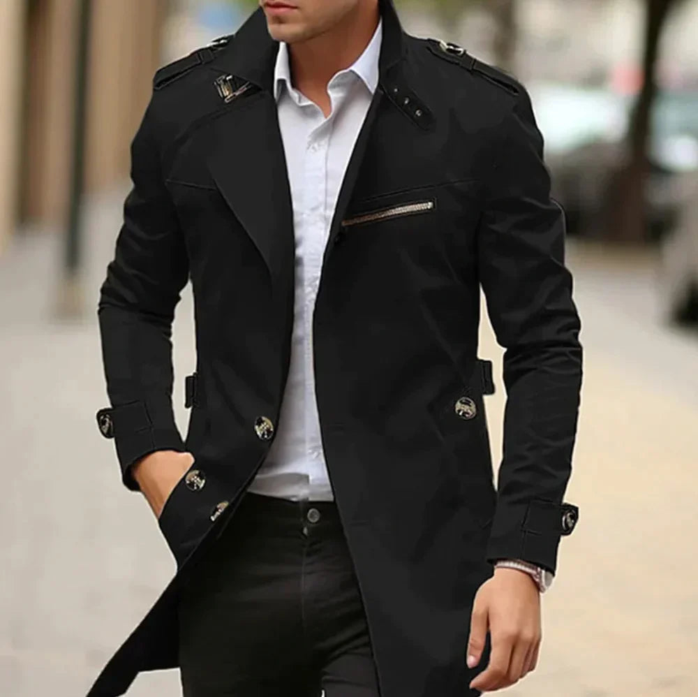 Trench elegante per uomini