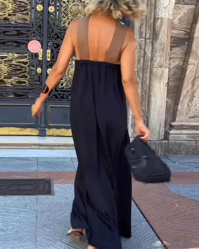Nicole - Abito Estivo con Scollo incrociato Elegante