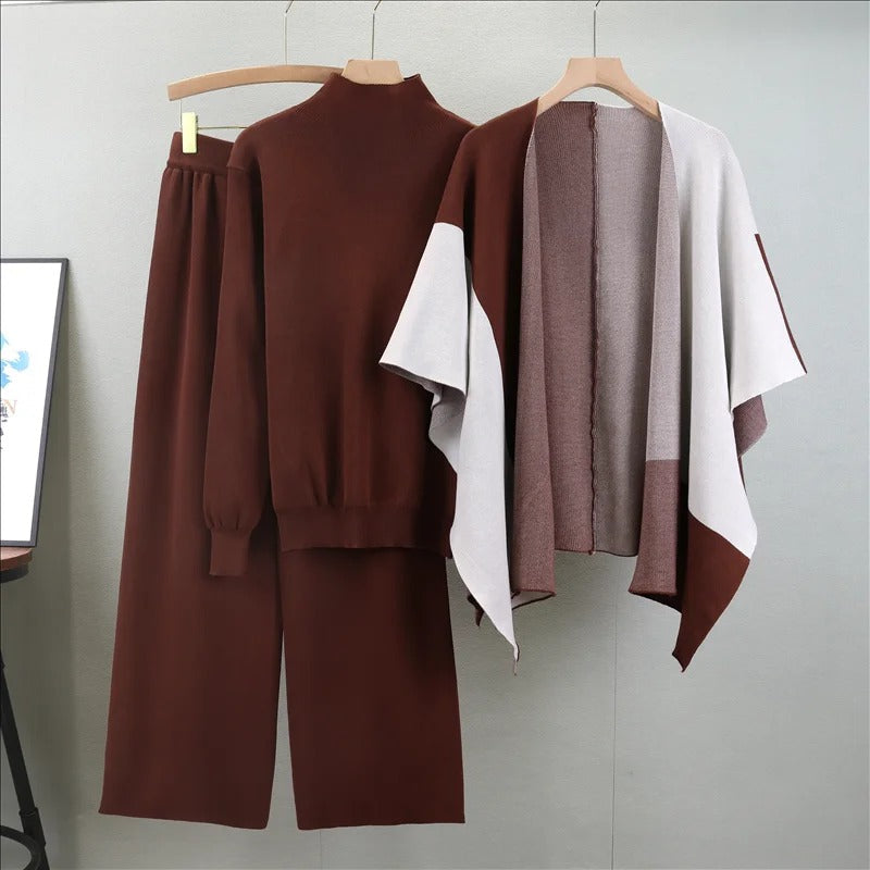 Alyssa™ - Elegante Completo Tricot a Tre Pezzi