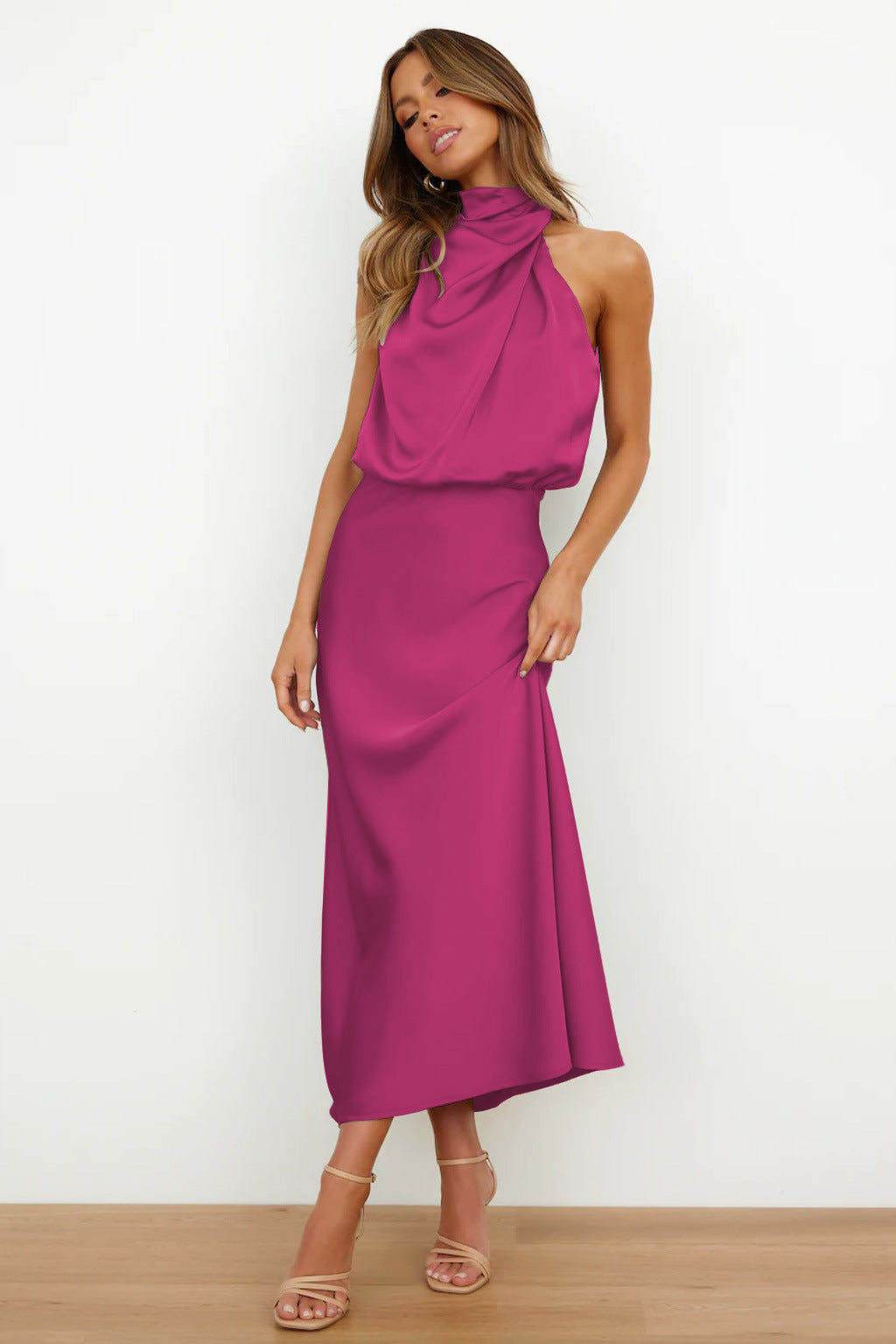 Lydia™ | Abito Lungo con Scollo a V all'Americana