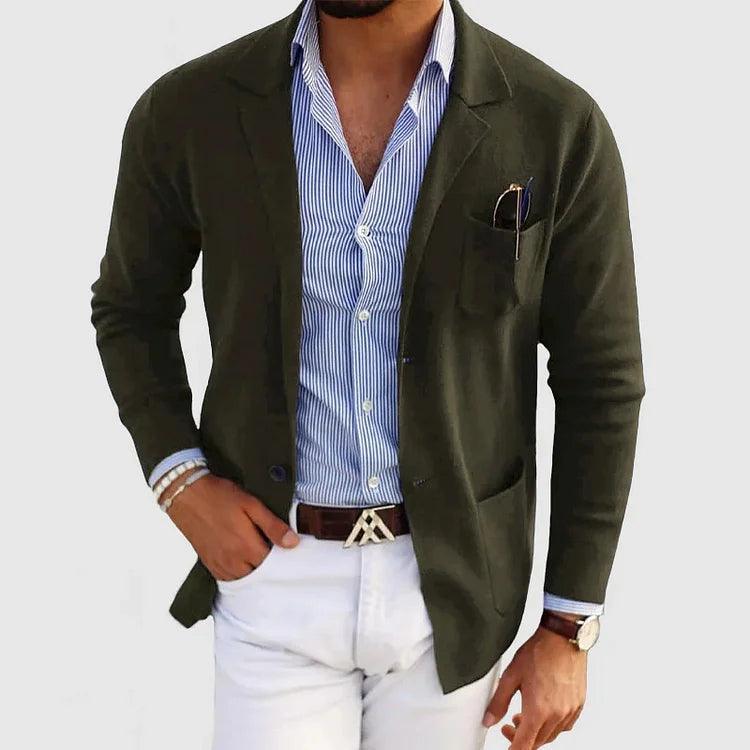 Prestigio™ Cardigan Elegante Uomo