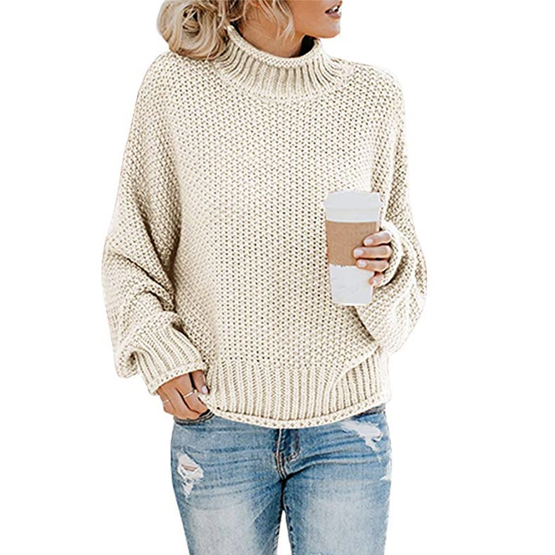 Noel - Maglione con Collo Alto Confortevole