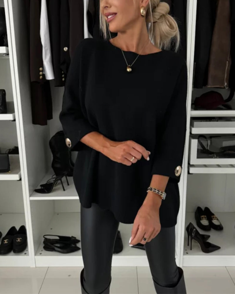 Angelica | Blusa in Tricot Elegante