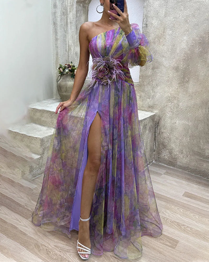 Amelia | Abito Elegante con Spacco