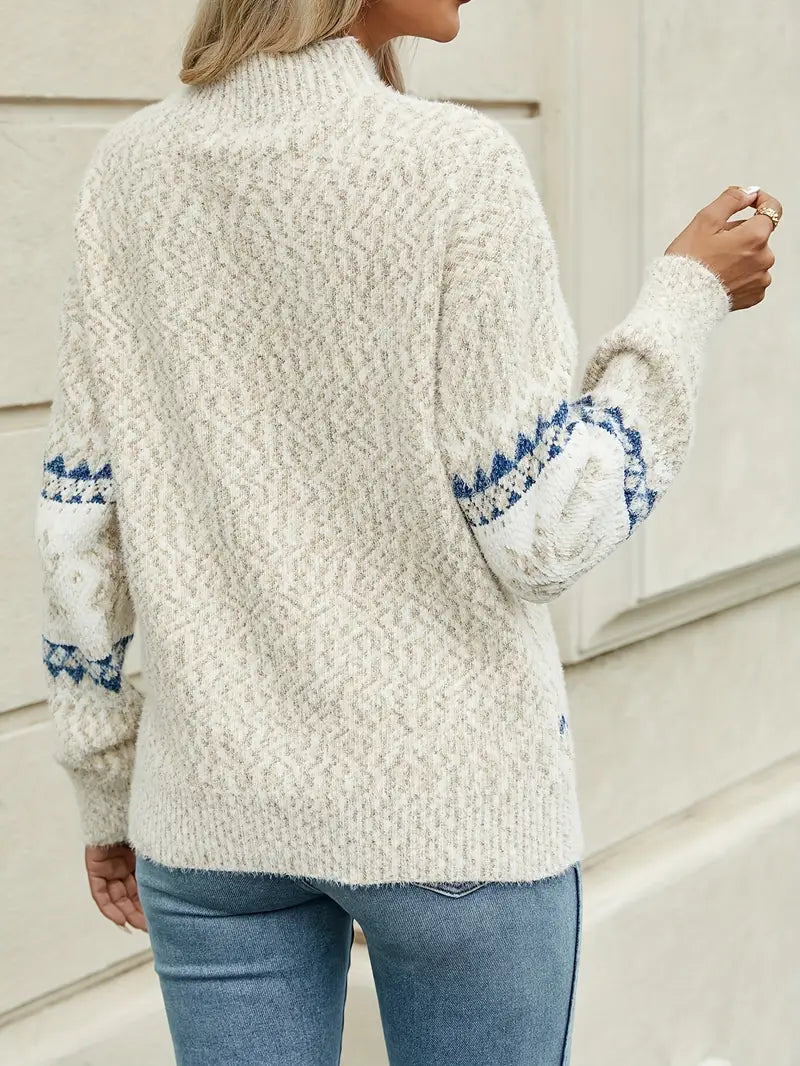 Maglione da donna con motivi