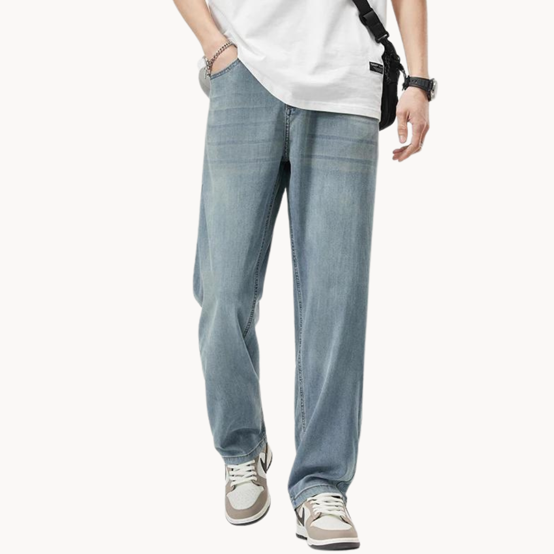 Pantaloni Estivi a Gamba Dritta