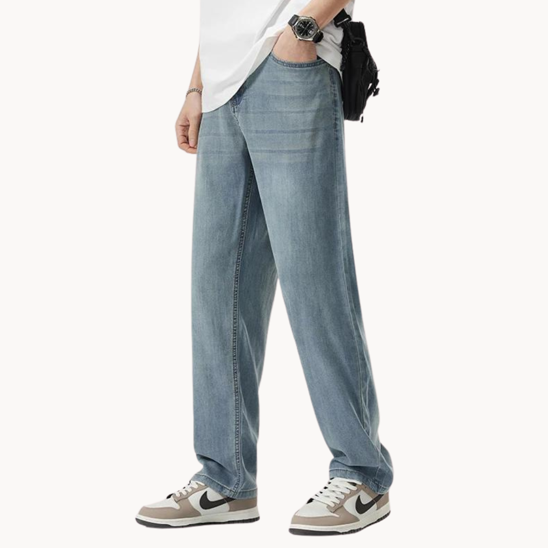 Pantaloni Estivi a Gamba Dritta