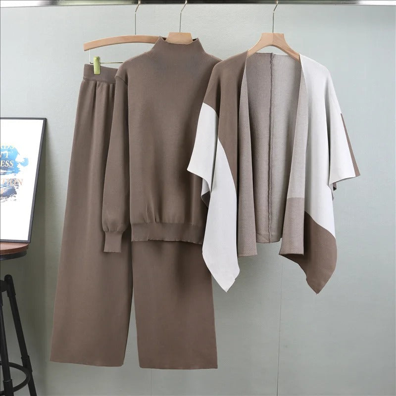 Alyssa™ - Elegante Completo Tricot a Tre Pezzi
