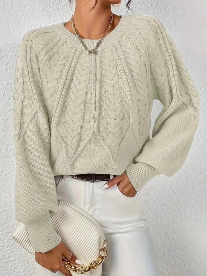 Agnese | Maglione in maglia torciata chic