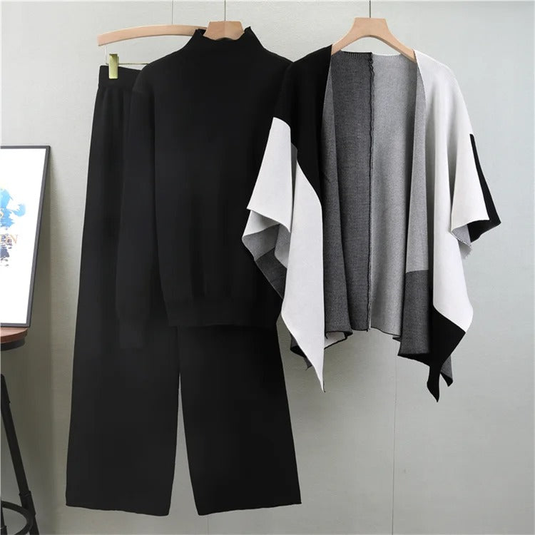 Alyssa™ - Elegante Completo Tricot a Tre Pezzi