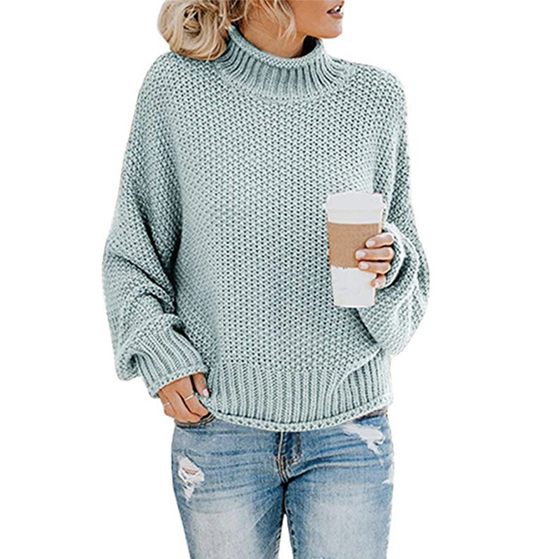 Noel - Maglione con Collo Alto Confortevole