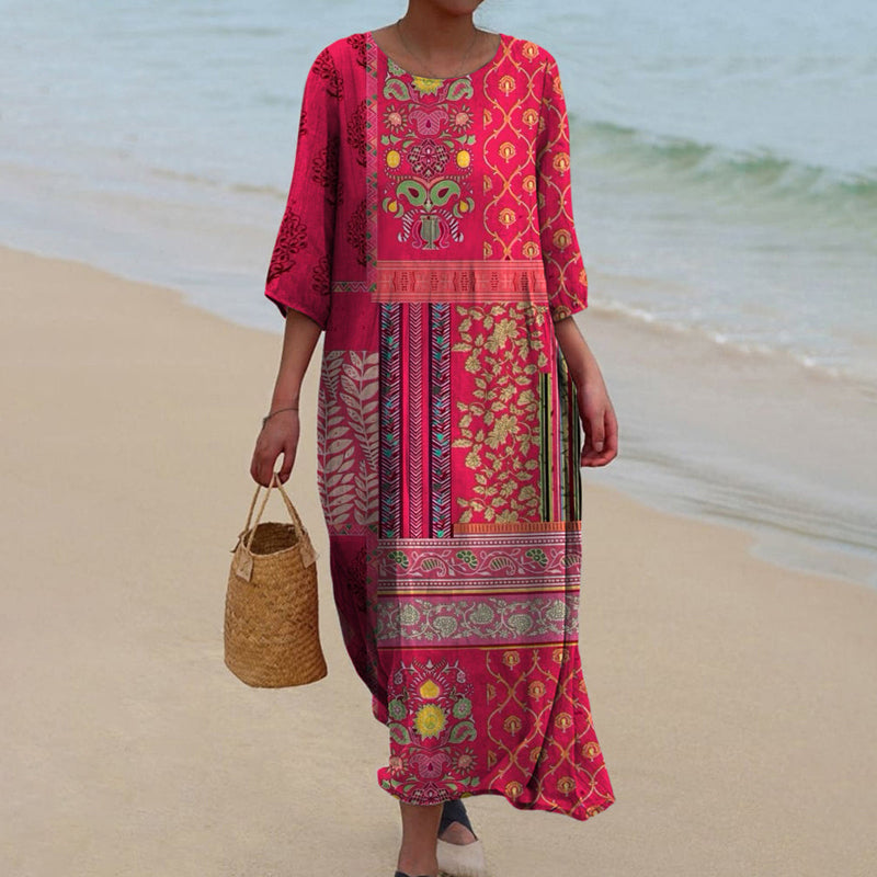 Marlene™ | Abito Maxy Boho a Vestibilità Morbida