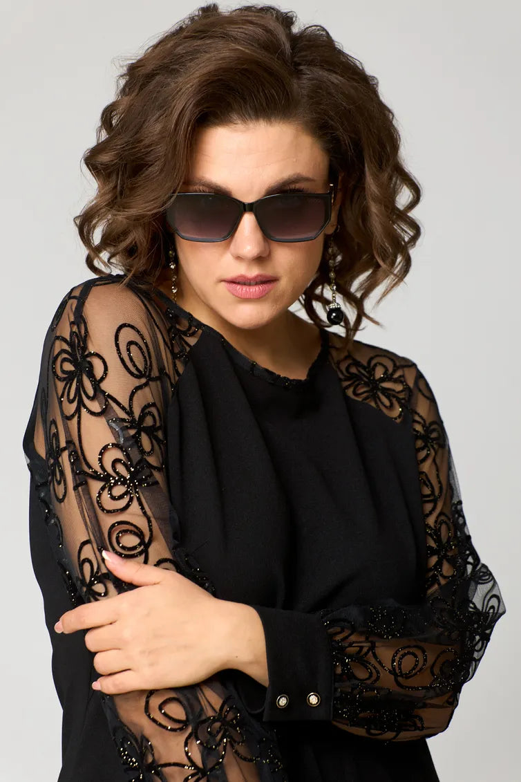 Destiny - Abito con Maniche in Pizzo alla Moda