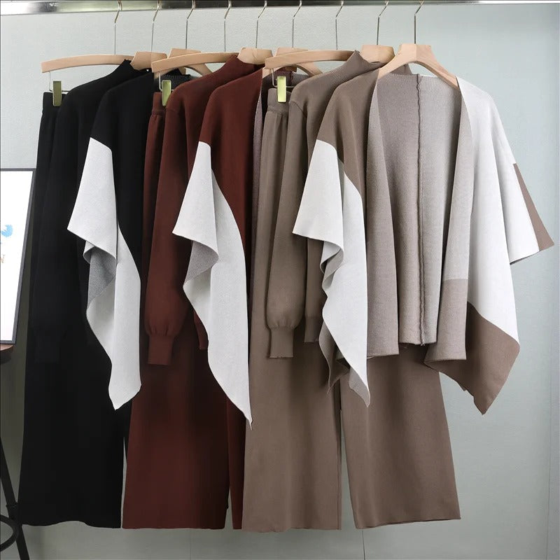 Alyssa™ - Elegante Completo Tricot a Tre Pezzi