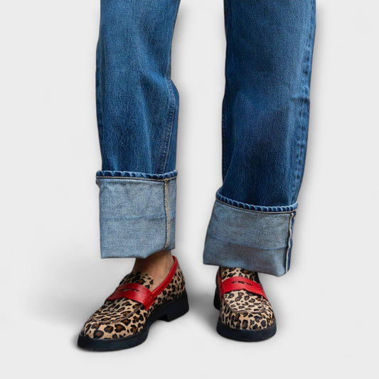 Liora – Motivo a leopardo e punta rotonda