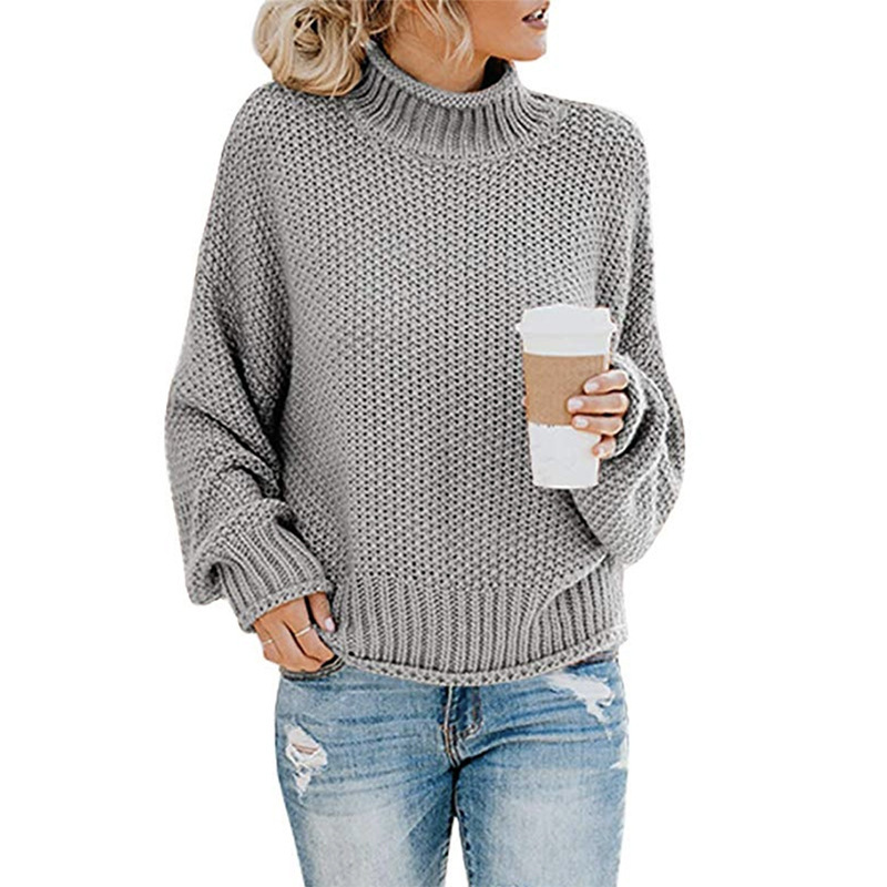Noel - Maglione con Collo Alto Confortevole