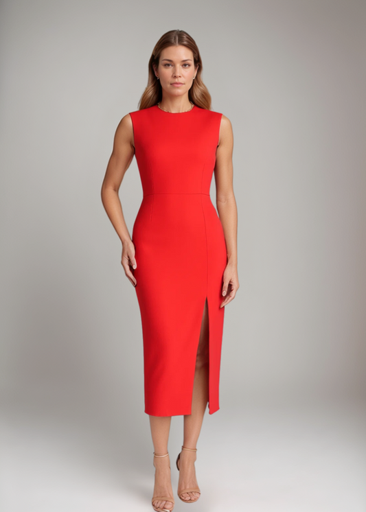 Carolin™ | Elegante Abito Midi Senza Maniche