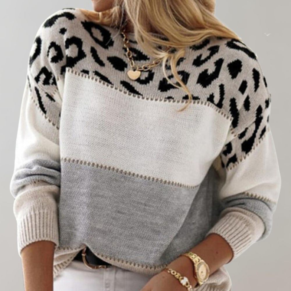 Cheyenne™ | Maglione casual con design leopardato