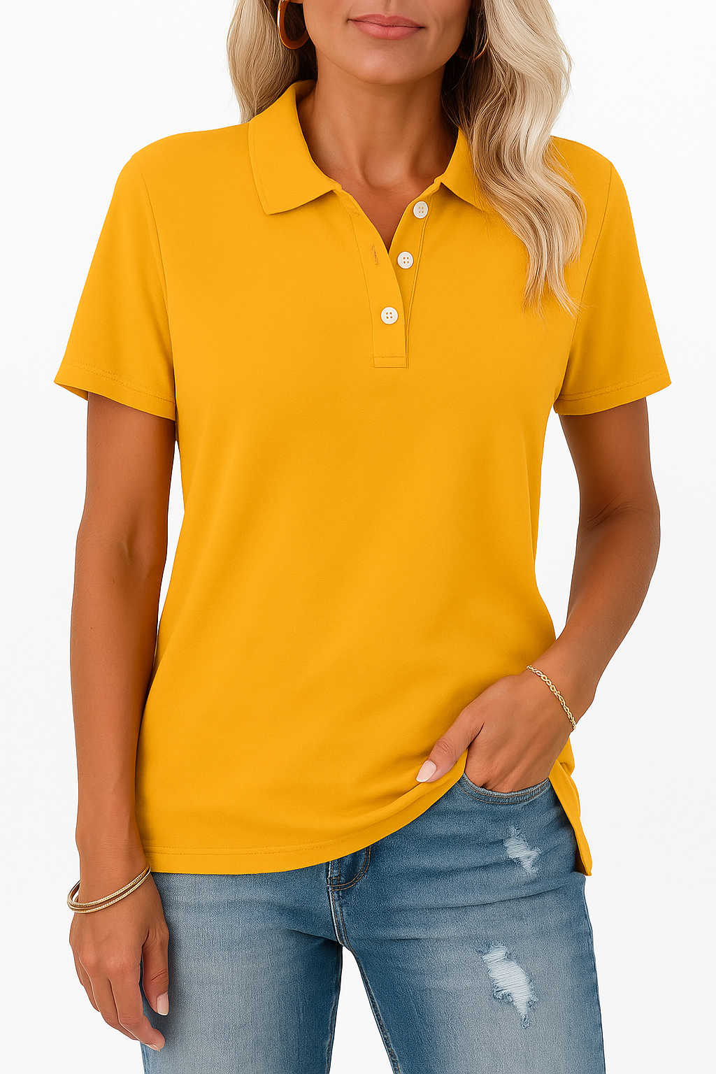 Julia™ | Polo Traspirante dallo Stile Elegante