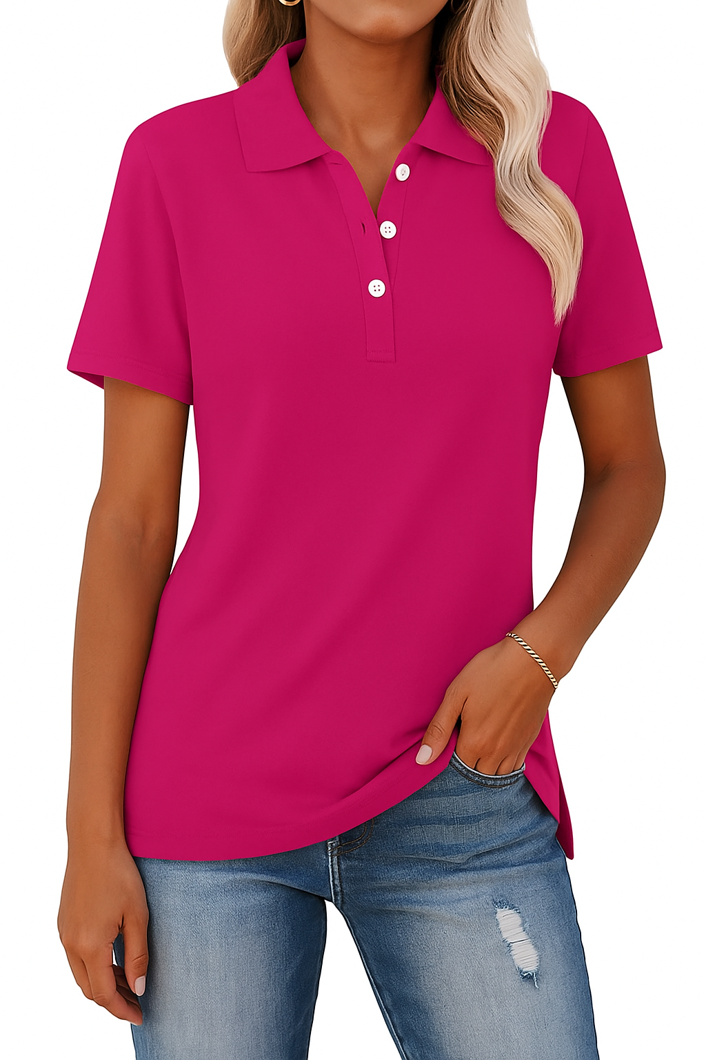 Julia™ | Polo Traspirante dallo Stile Elegante