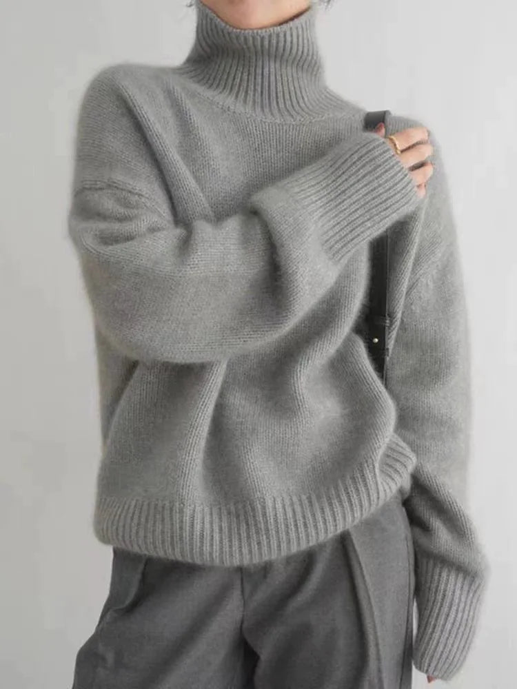 Avery™ - Maglione Collo Alto Comodo