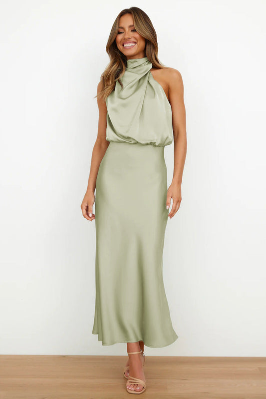 Lydia™ | Abito Lungo con Scollo a V all'Americana