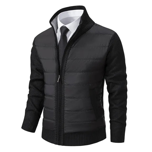 Giacca a maglia invernale versatile da uomo
