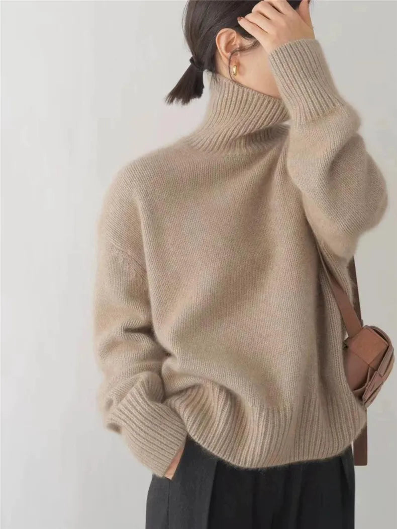 Avery™ - Maglione Collo Alto Comodo